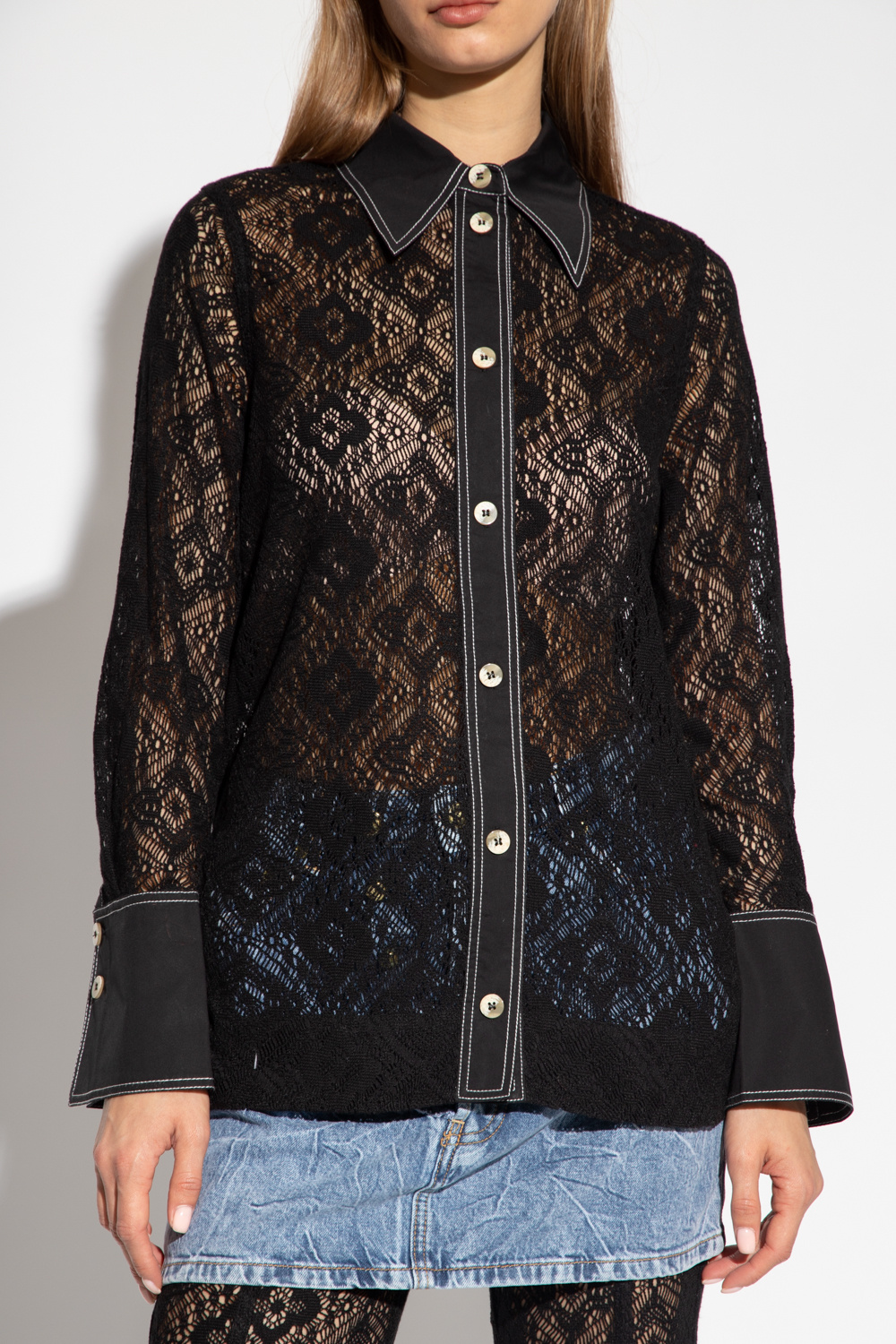 Ganni Lace shirt