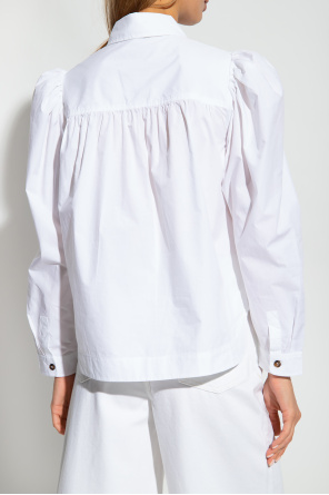 Ganni Shirt with puff sleeves