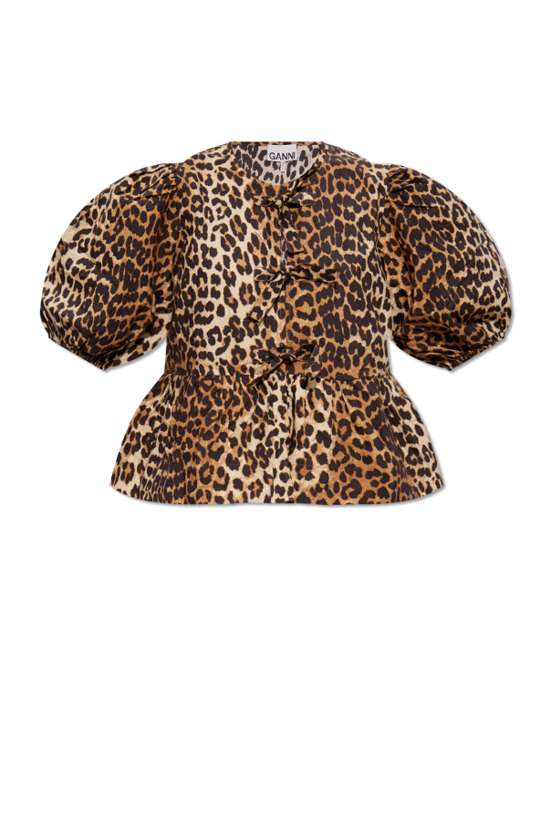 Ganni Shirt with animal motif