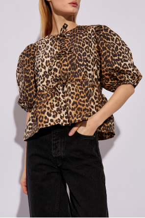 Ganni Shirt with animal motif