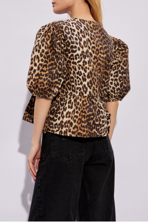 Ganni Shirt with animal motif