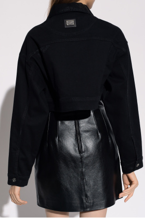 Dolce mankietow & Gabbana Cropped denim jacket