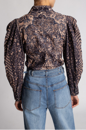 Ulla Johnson Printed corduroy shirt