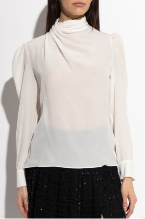 Alessandra Rich Top de seda