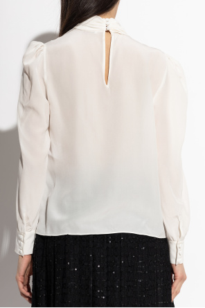 Alessandra Rich Top de seda