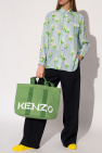 Kenzo Burberry geometric-print short-sleeve cotton shirt