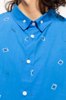 Kenzo polka dot paneled shirt