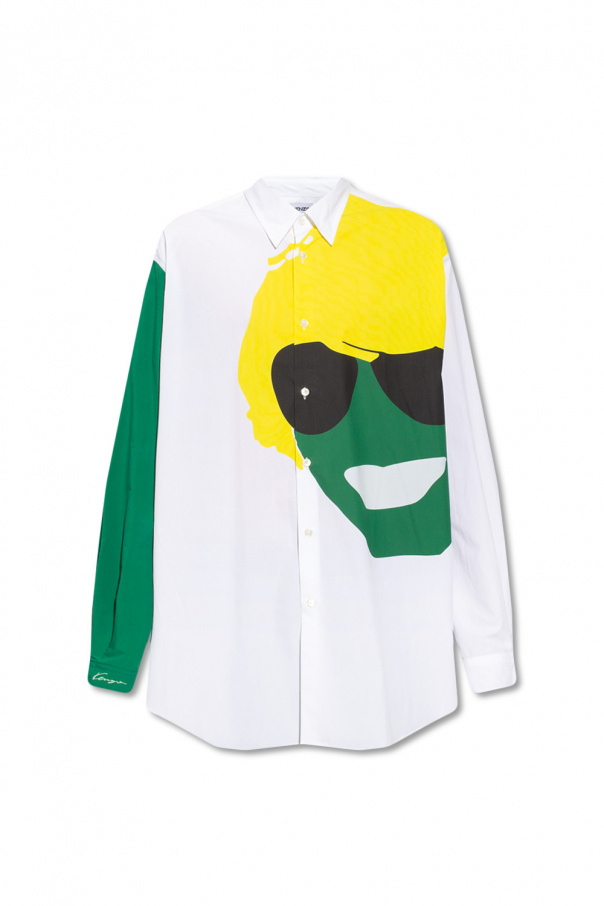 Kenzo Hartford shirt with ‘KENZO Tribute’ print