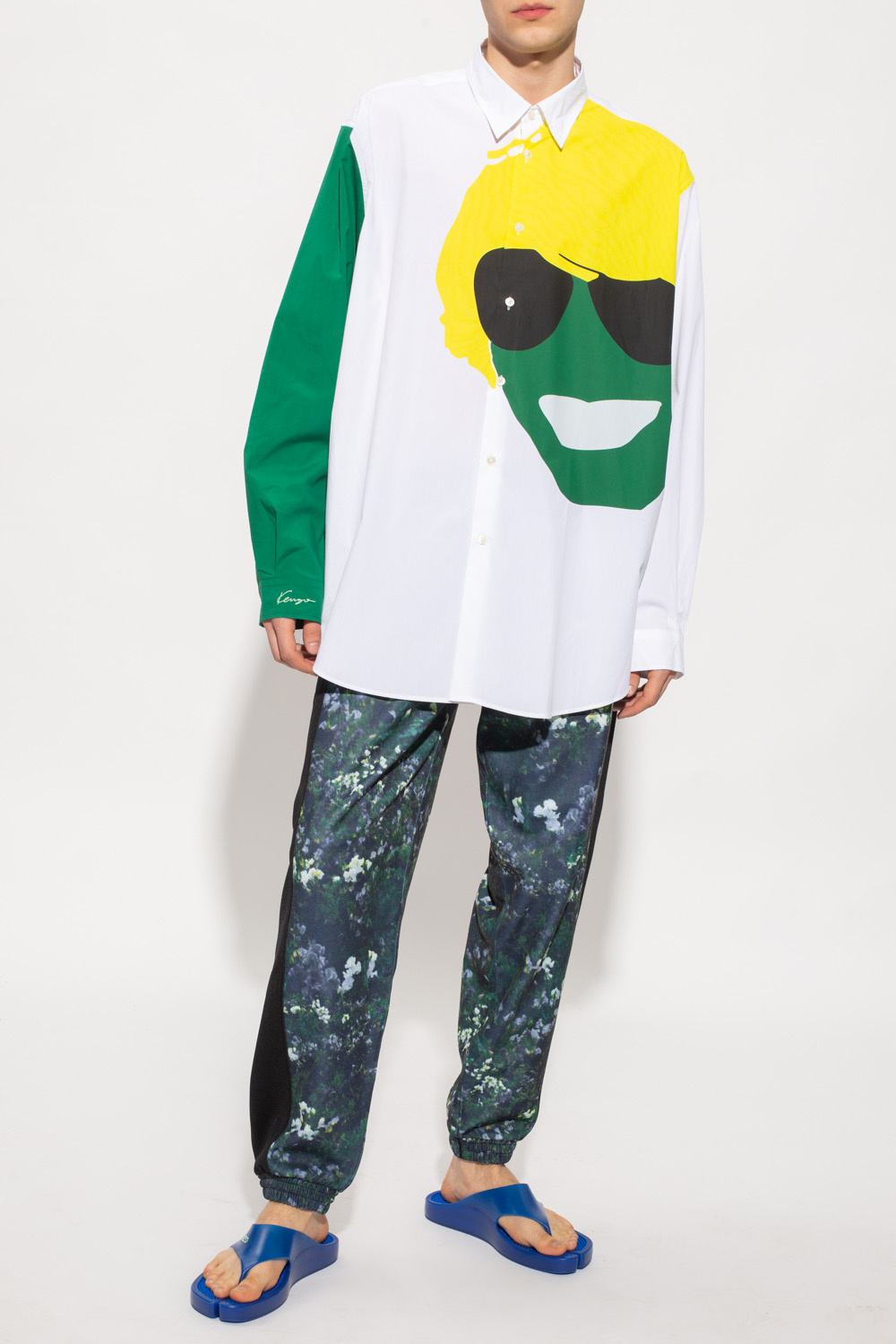 Kenzo Tickle shirt with ‘KENZO Tribute’ print