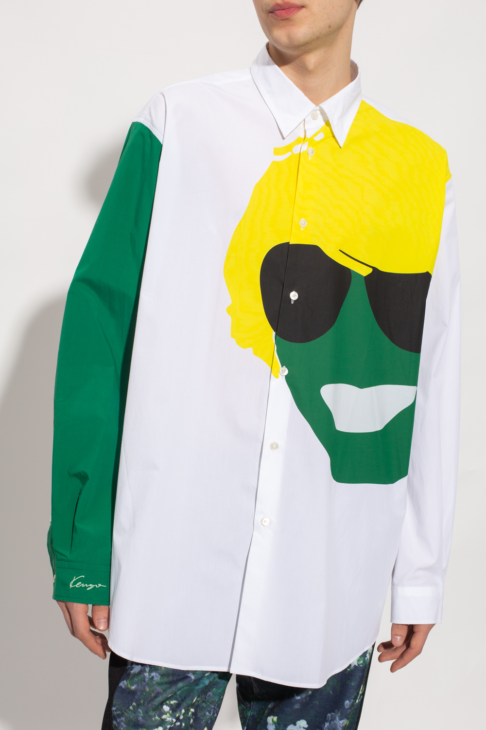 Kenzo Tickle shirt with ‘KENZO Tribute’ print