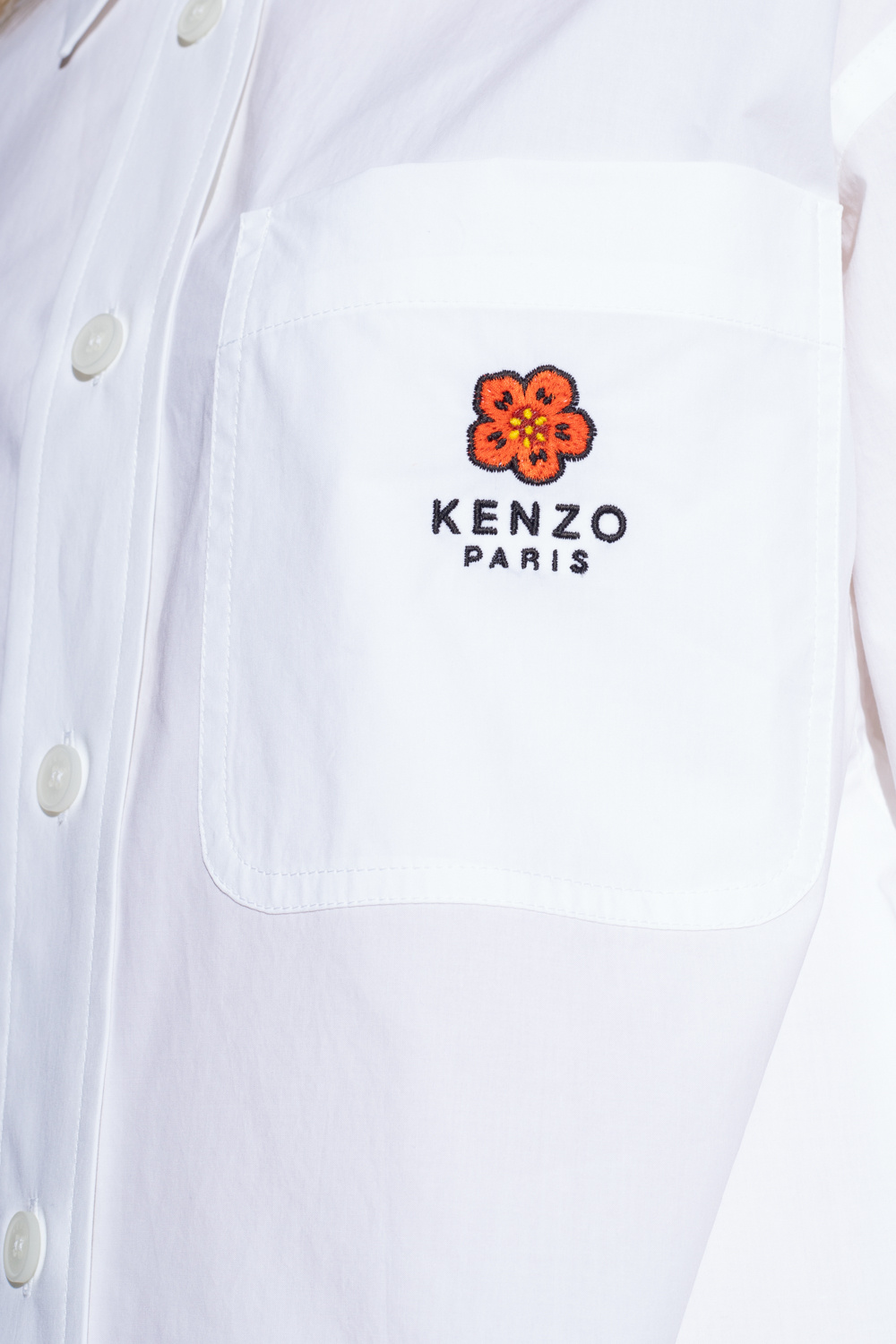 Kenzo soulland damon shirt magola white red stripes