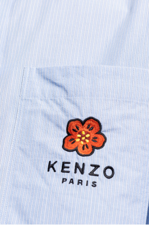 Kenzo boxy shirt with toggle pocket detail