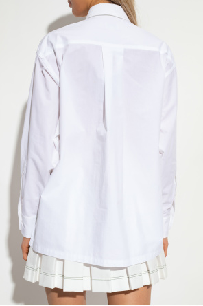 Kenzo long sleeve animal-print silk shirt