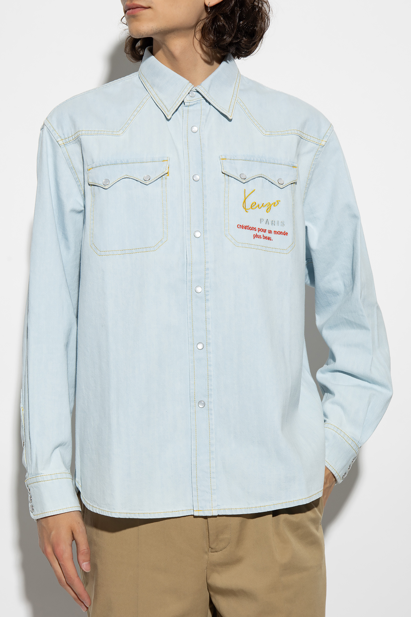 Kenzo Denim shirt with lettering
