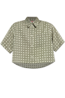 Kenzo GREY Checkered pattern shirt