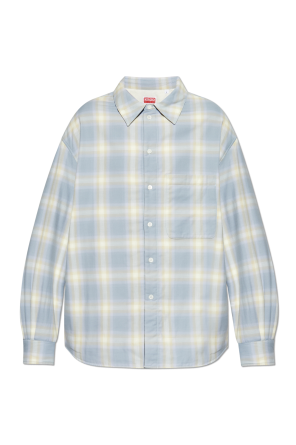 Shirt with check pattern