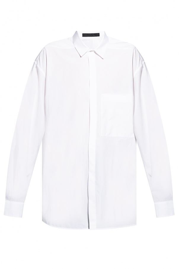 Comme Des Garçons Homme Plus layered blazer jacket Shirt with slits