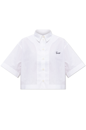 Short shirt with embroidered logo od Kenzo