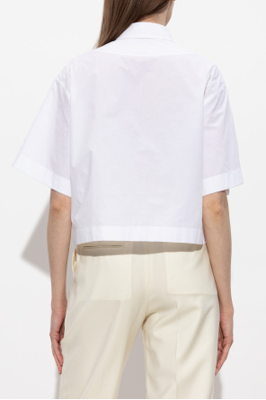 Kenzo Camisa curta com logótipo bordado
