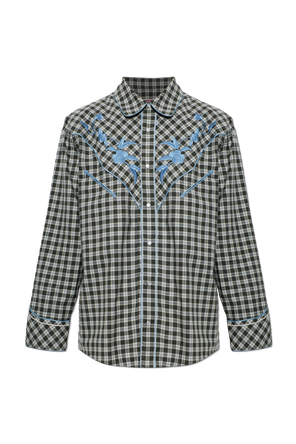 Camisa con estampado floral