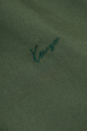 Kenzo Top de algodón con logo bordado