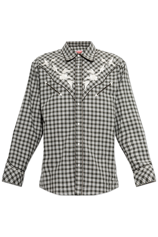 Shirt with floral motif od Kenzo