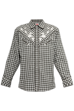 Shirt with floral motif