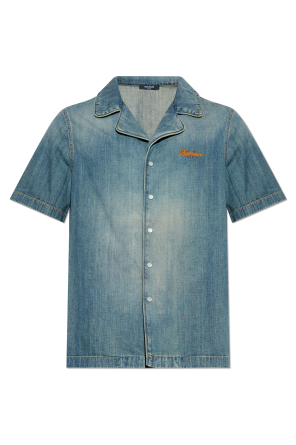 Camisa vaquera de manga corta