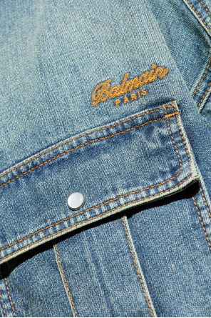 Balmain Denim shirt with logo