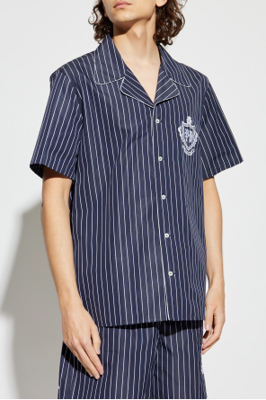 Balmain Striped shirt with logo