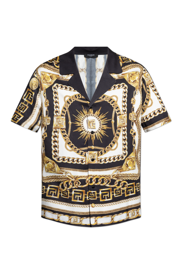 Shirt with logo od Balmain
