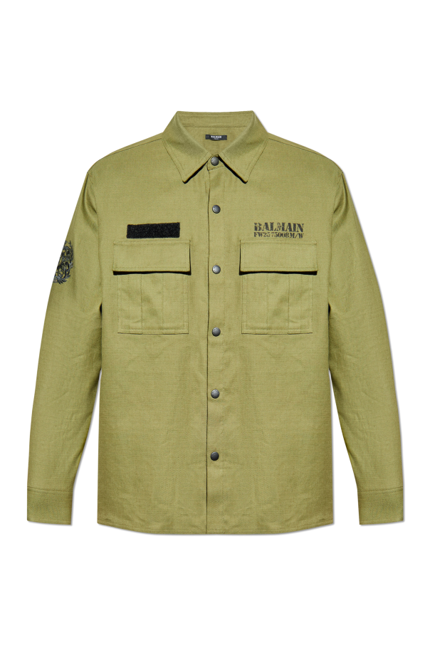 Shirt with logo od Balmain