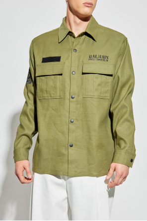 Balmain Camisa con logo