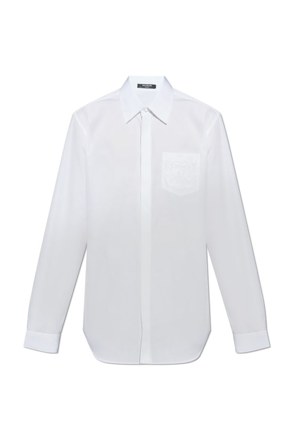 Balmain Cotton shirt with pocket
