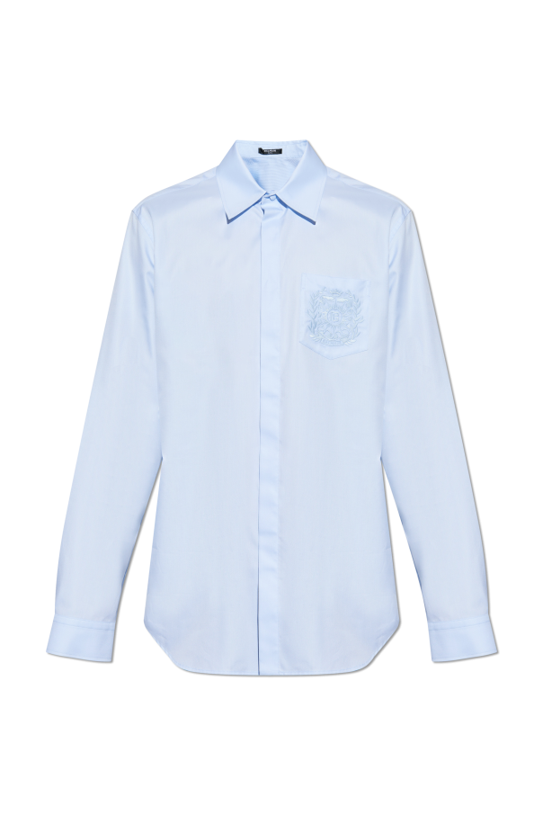 Cotton shirt with pocket od Balmain