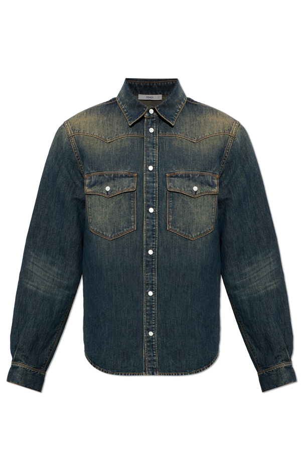 Fendi Camisa de ganga