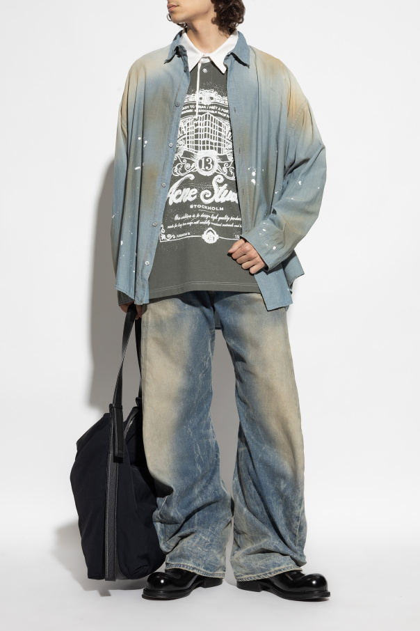 Acne Studios Shirt with a distressed effect