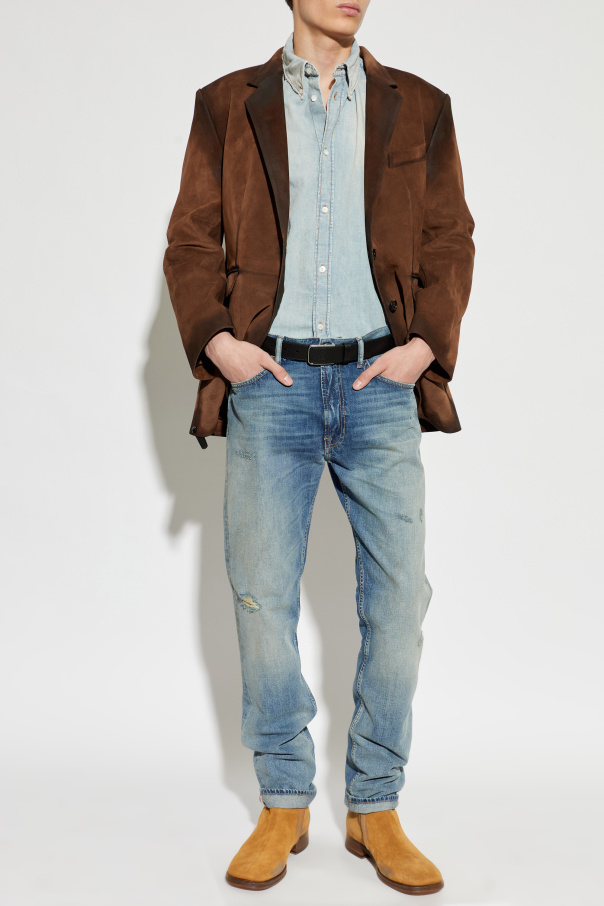 Acne Studios Denim shirt with 'vintage' effect