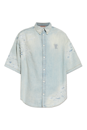 Camisa vaquera con efecto 'vintage'
