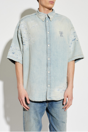 Acne Studios Denim shirt with 'vintage' effect