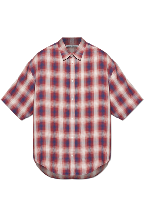 Plaid pattern shirt