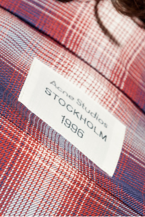 Acne Studios Plaid pattern shirt