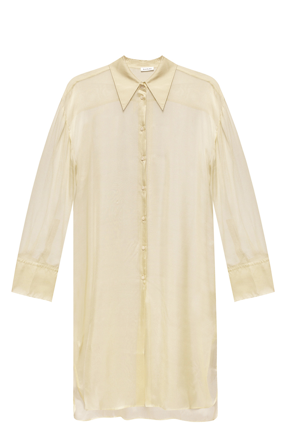 acne studios silk shirt