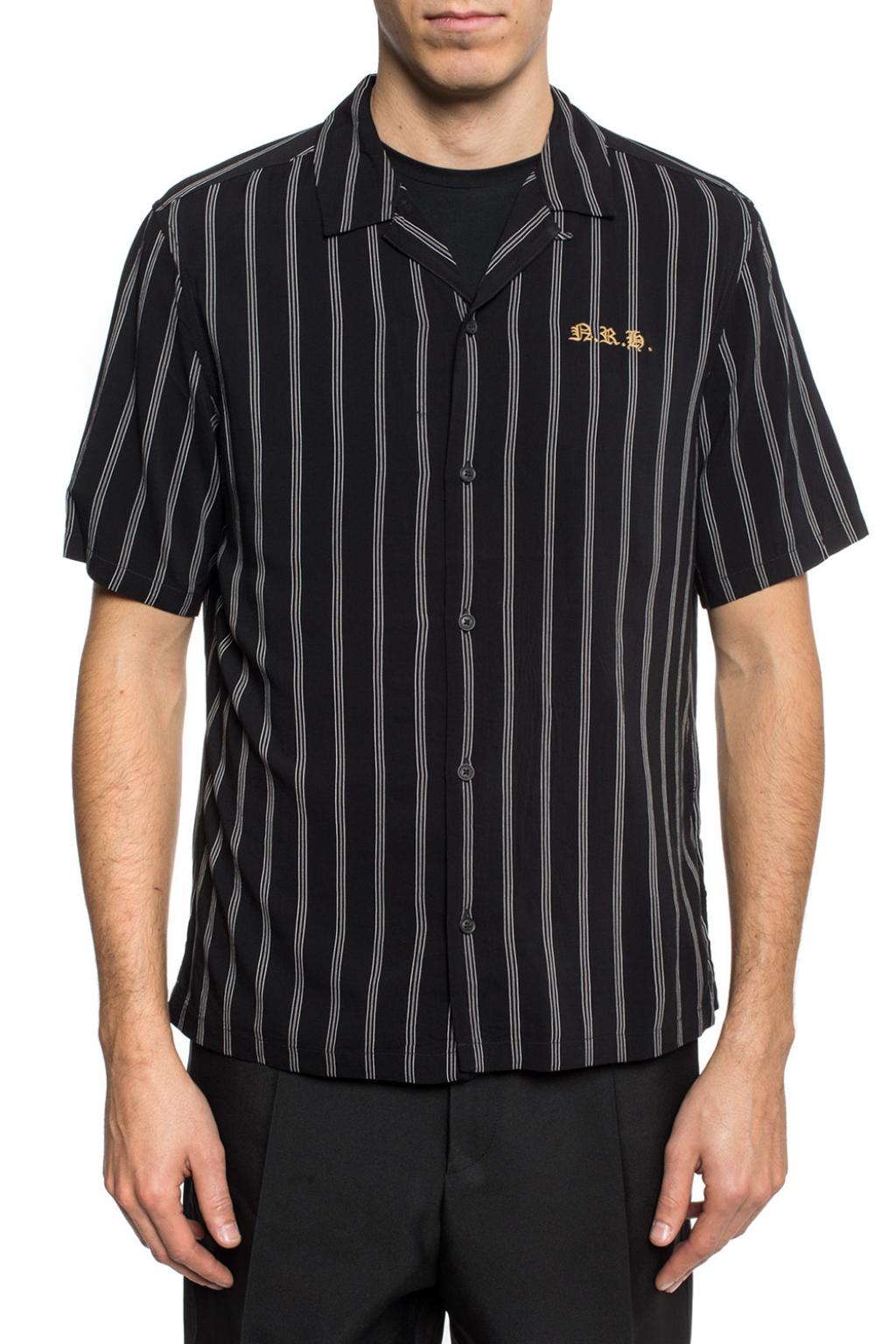 allsaints striped shirt