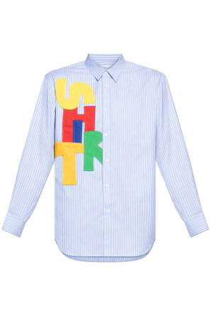 Shirt with stripe pattern