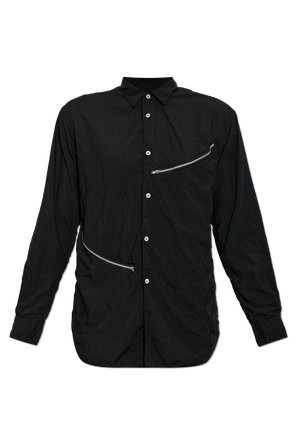 Shirt with a zip-fastened pocket