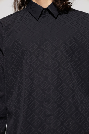 Fendi buckle-fastening Monogrammed shirt