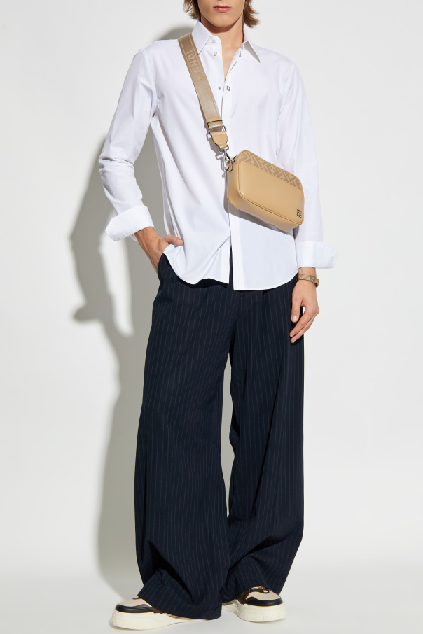 Fendi Shirt with an application in the shape of a logo
