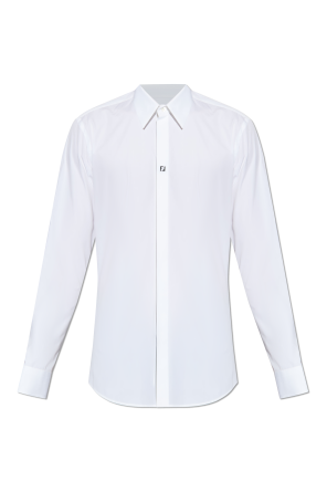 Camisa con apliqué en forma de logo