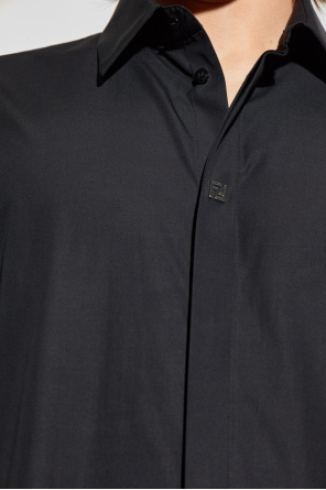 Fendi Camisa con apliqué en forma de logo